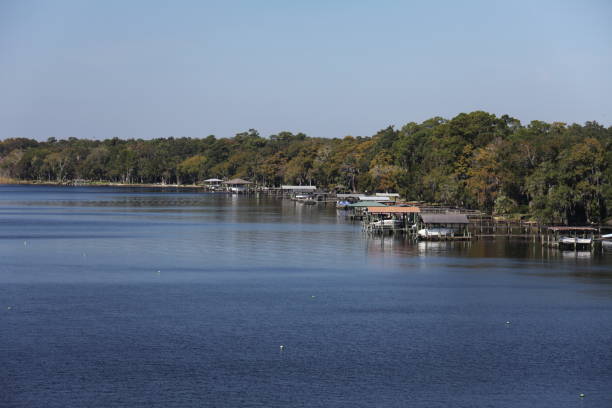 Peaceful riverfront view in Clay County FL, highlighting professional home and office cleaning services
