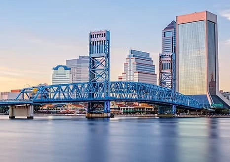 Aerial view of St. Johns County coastline in Florida, where ShiningBright provides trusted cleaning services